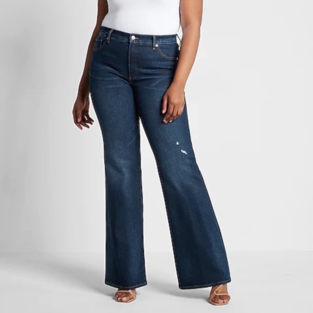 Express '70s Flare Mid Rise